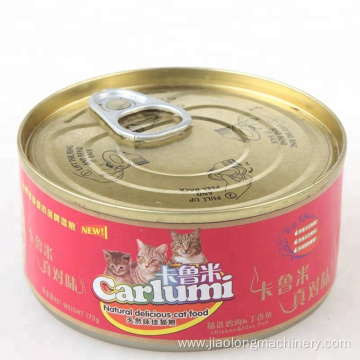 China factory price tuna can luncheon meat cans making production line for food tin can packing